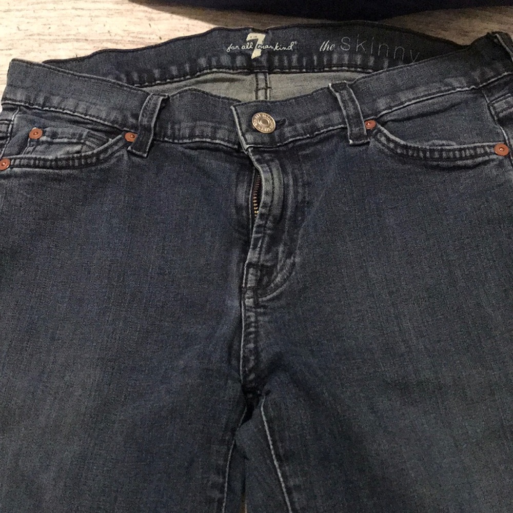 7 for all mankind the skinny jeans size 1 (28)